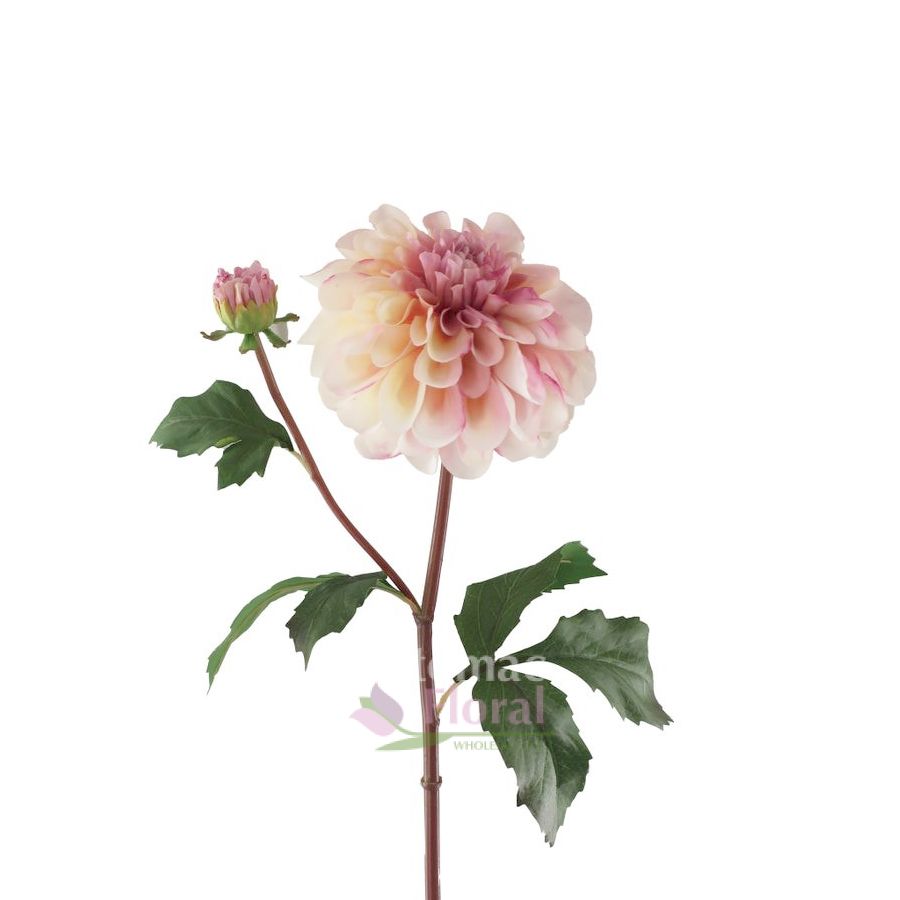 Silk Dahlia 25" Brush Pink Potomac Floral Wholesale
