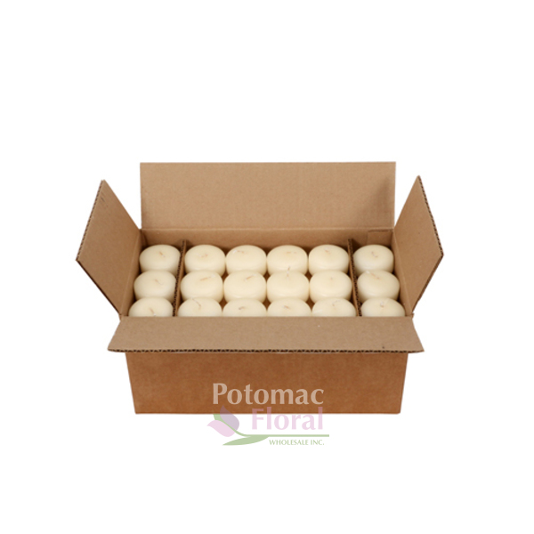 White 2" Floating Wax Candle - Bulk Event Pack - Potomac