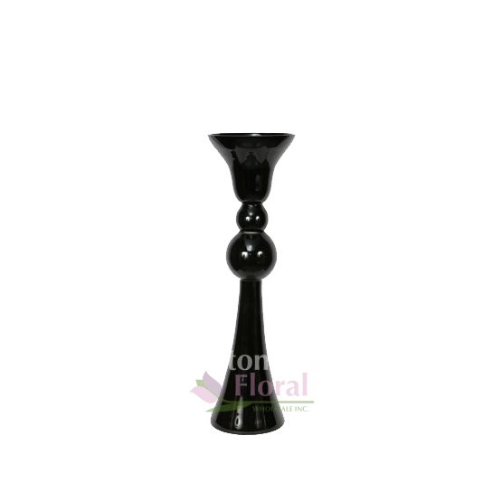 Black Reversable Trumpet Vase 22'' Tall x 6 Potomac Floral Wholesale