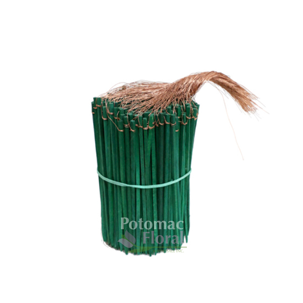 Green Wired Wood Picks 6 - Potomac Floral Wholesale