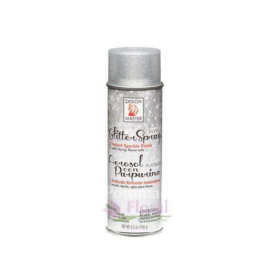 Silver Glitter Spray Potomac Floral Wholesale