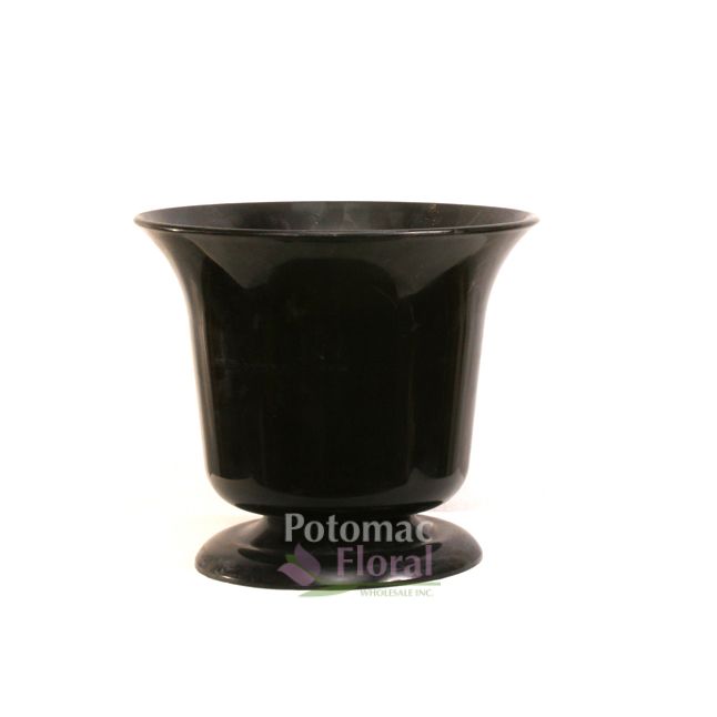 Black Plastic 10'' Footed Urn Potomac Floral Wholesale