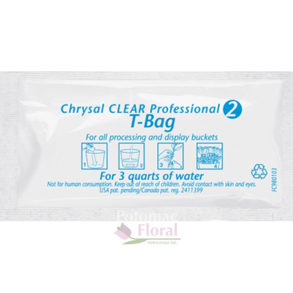 Chrysal Preservative Tea Bags 1 2 Quart Potomac Fl Chrysal Preservative Tea Bags 1 2 Quart Potomac Fl