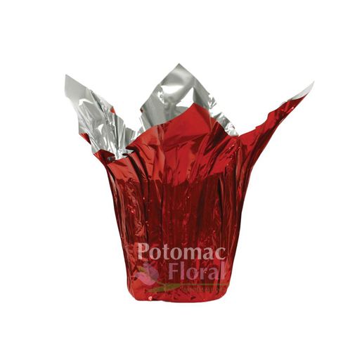 8'' Speed Cover Metallic Red Potomac Floral Wholesale